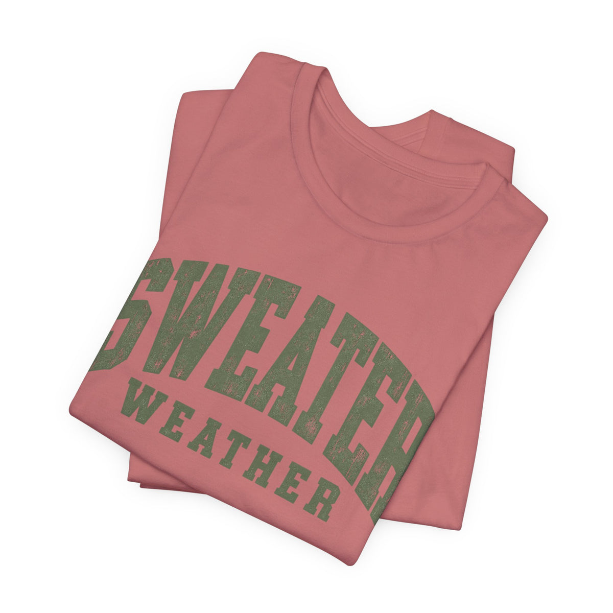 Sweater Weather T-Shirt - Vintage Collegiate Fall Tee