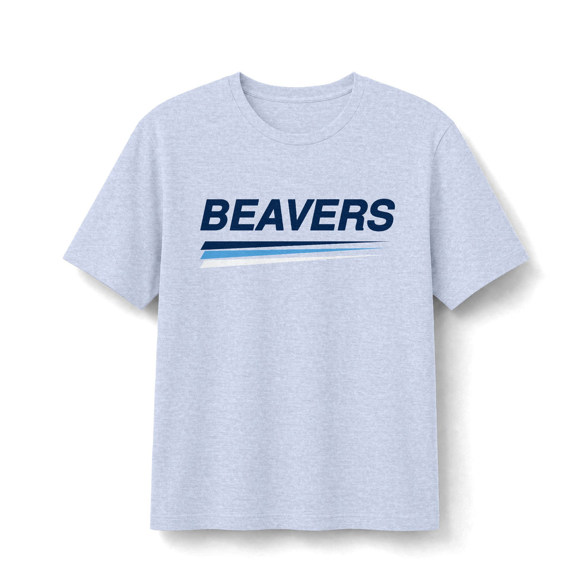 Beavers Triple Stripe Bella+Canva Tee