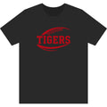 Tigers Football Camo Tee - Red Football Graphic T-Shirt