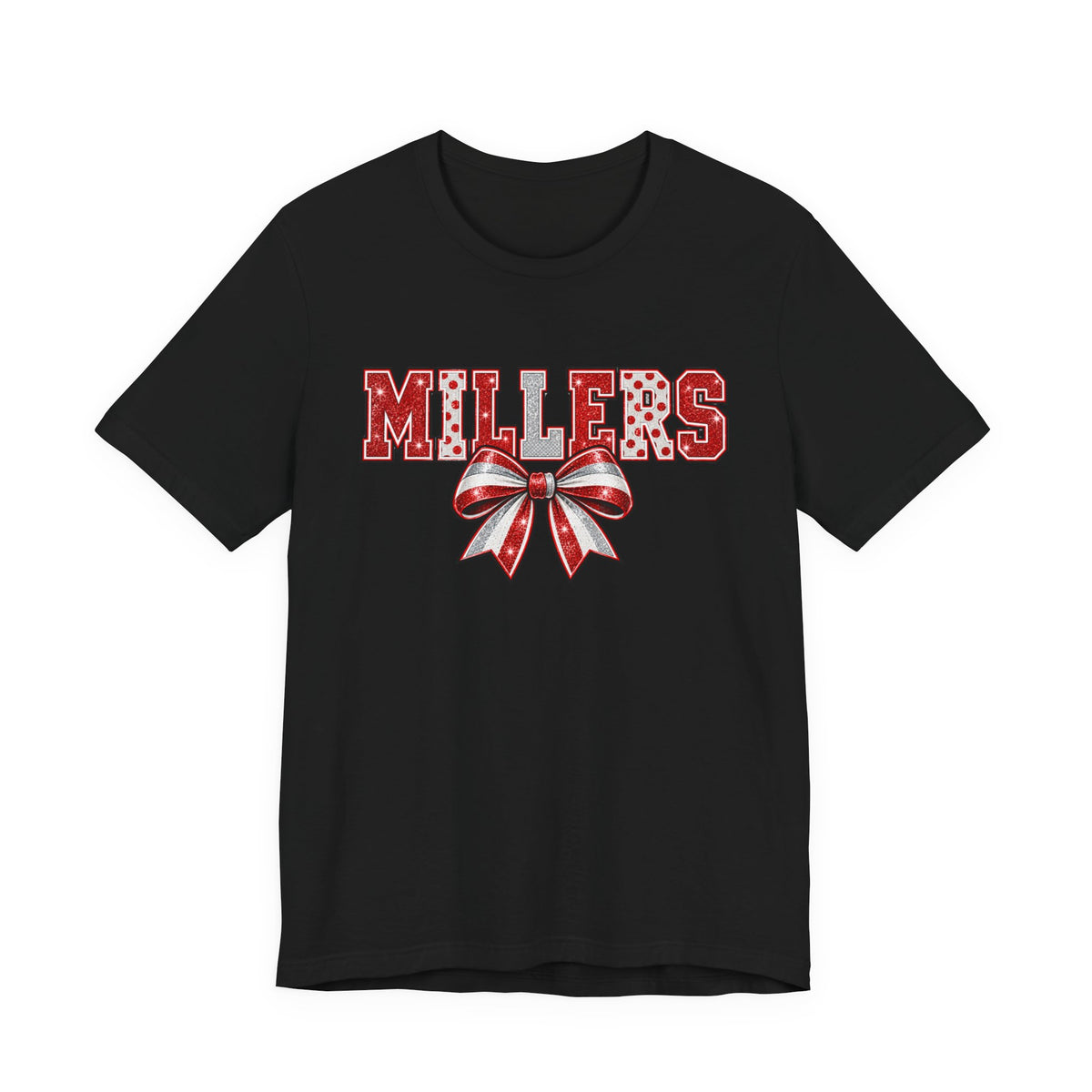 Millers Red & Silver Bow Unisex Tee