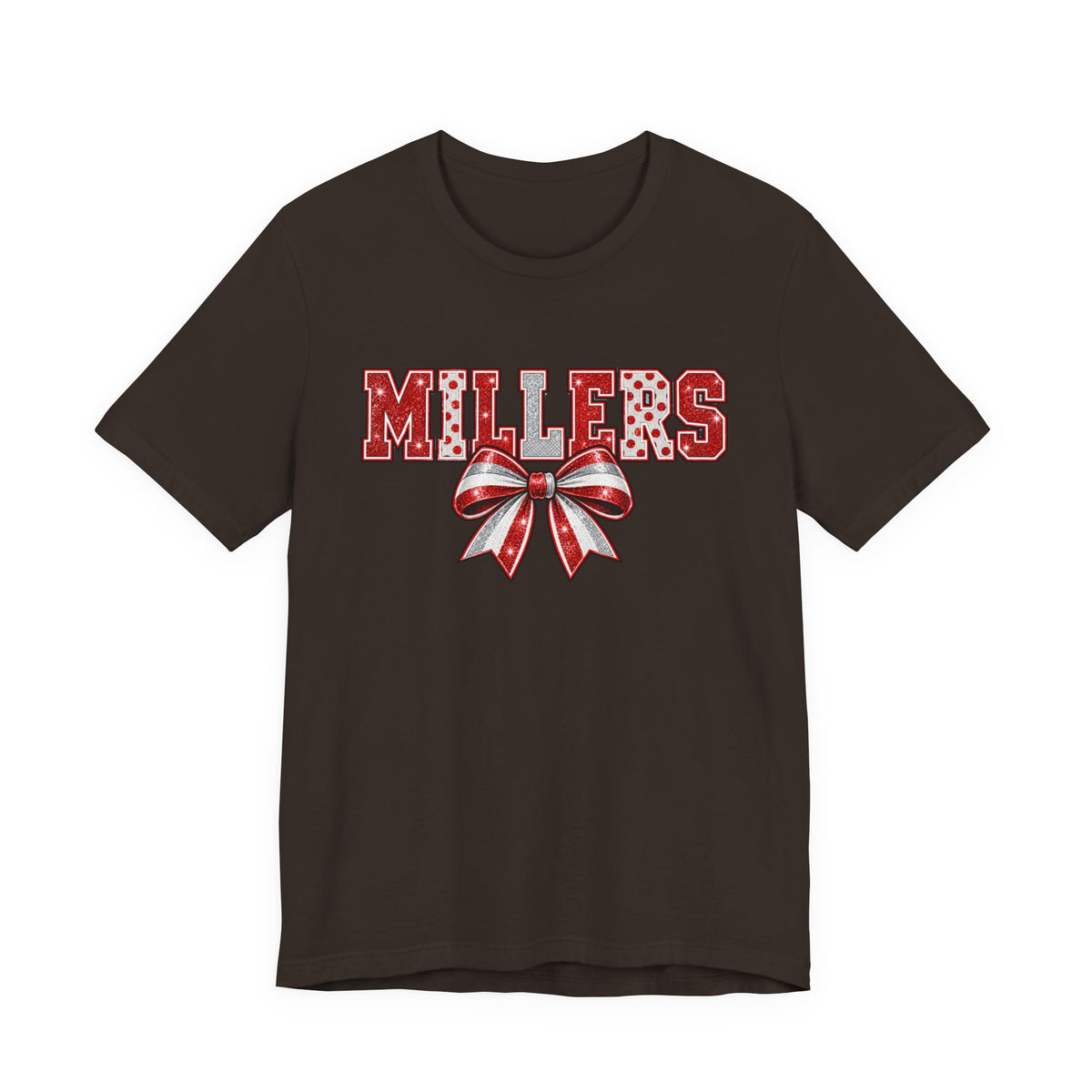 Millers Red & Silver Bow Unisex Tee