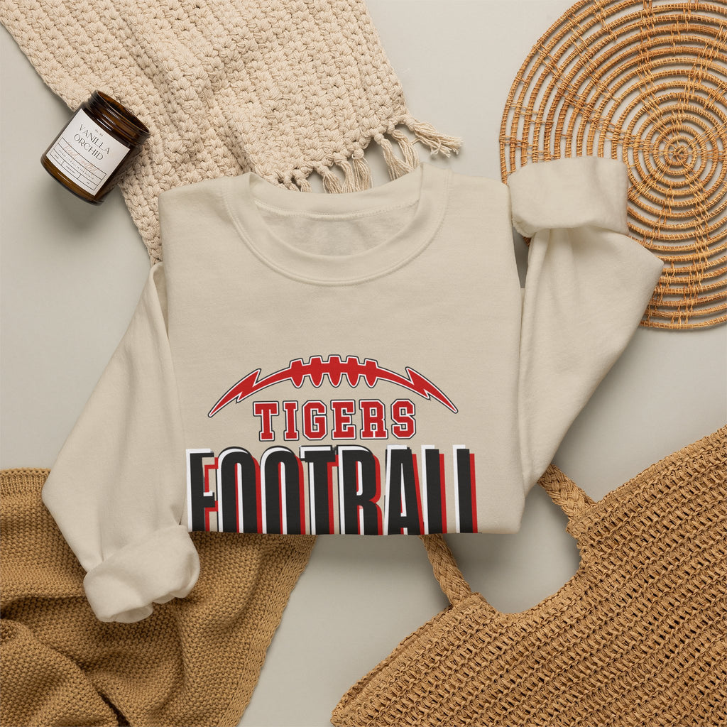 Tigers Gridiron Throwback Crewneck