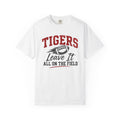 Tigers Leave It All on the Field/Comfort Colors Football Tee
