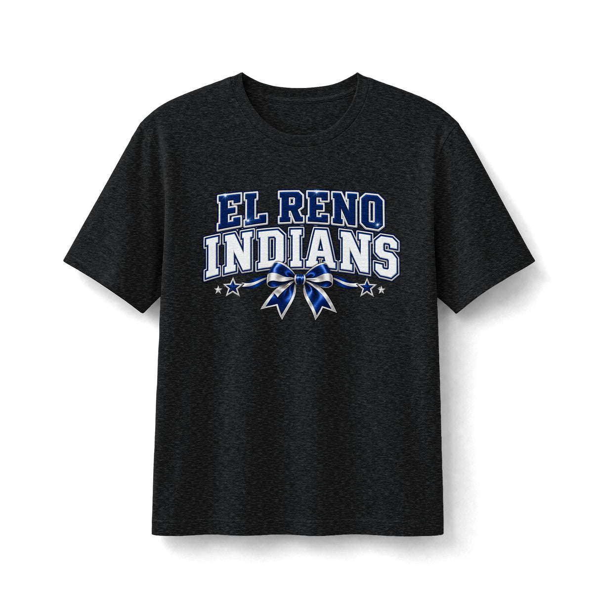 El Reno Indians Navy & White Game Day Tee