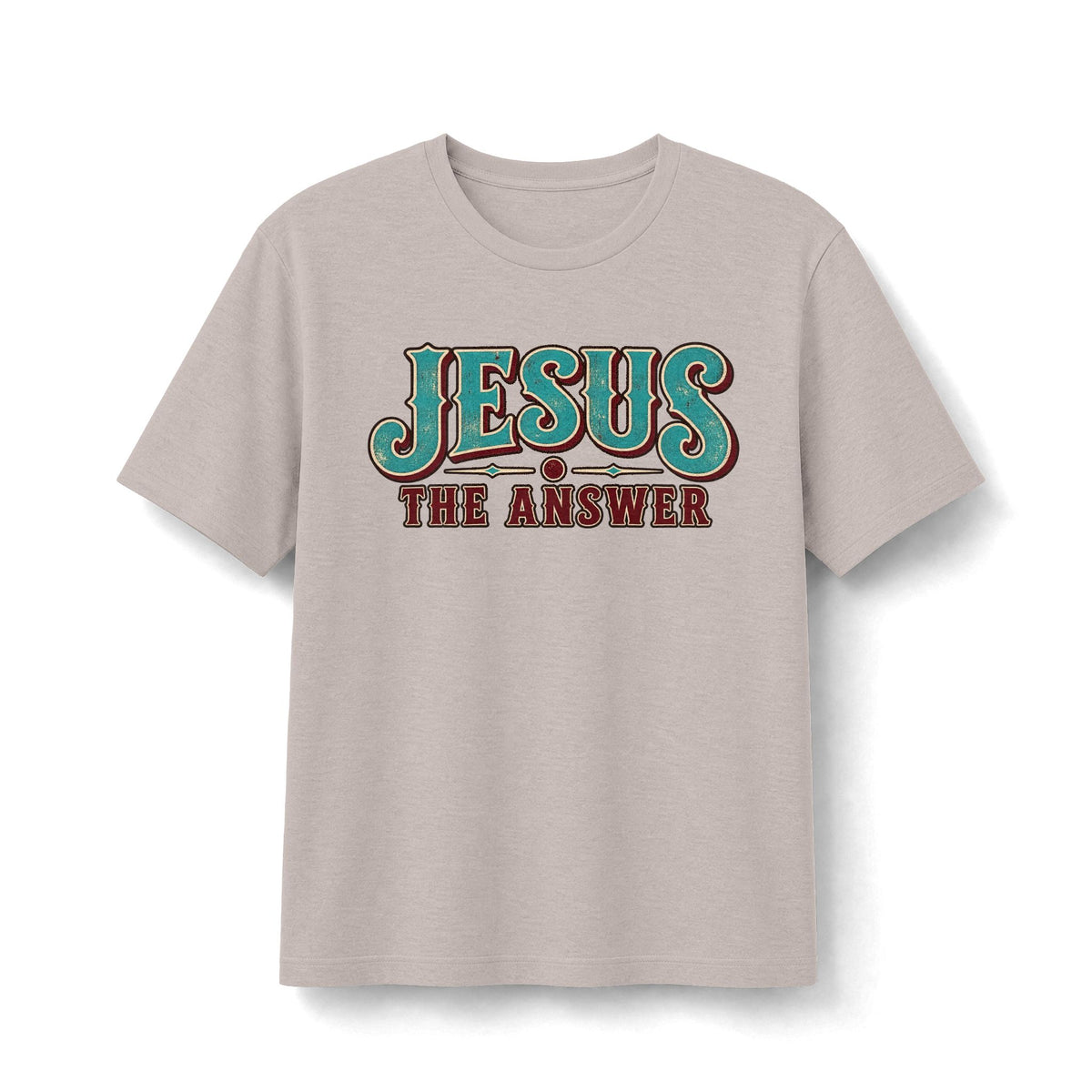 Jesus Is the Answer Retro Christian T-Shirt