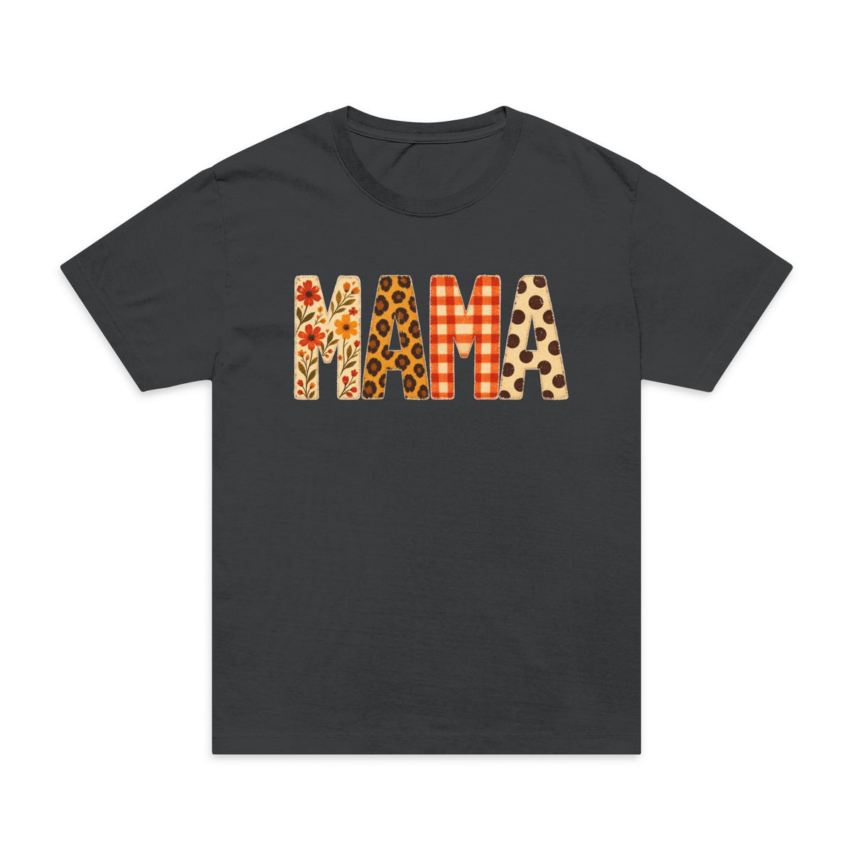 Fall Pattern MAMA Oversized T-Shirt