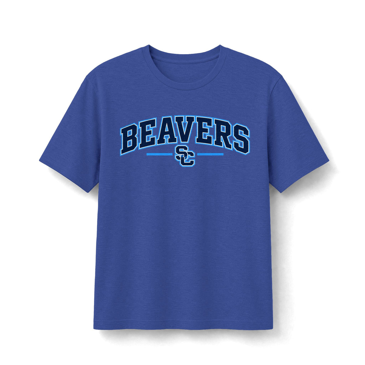 Beavers SC Logo Tee - Collegiate School Spirit Short Sleeve