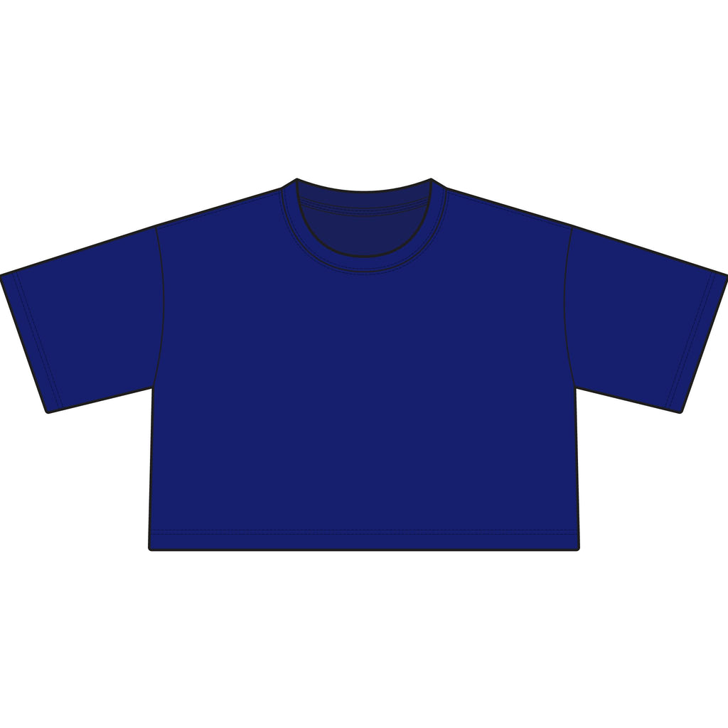 TIGERS Football Garment-Dyed Cropped Tee