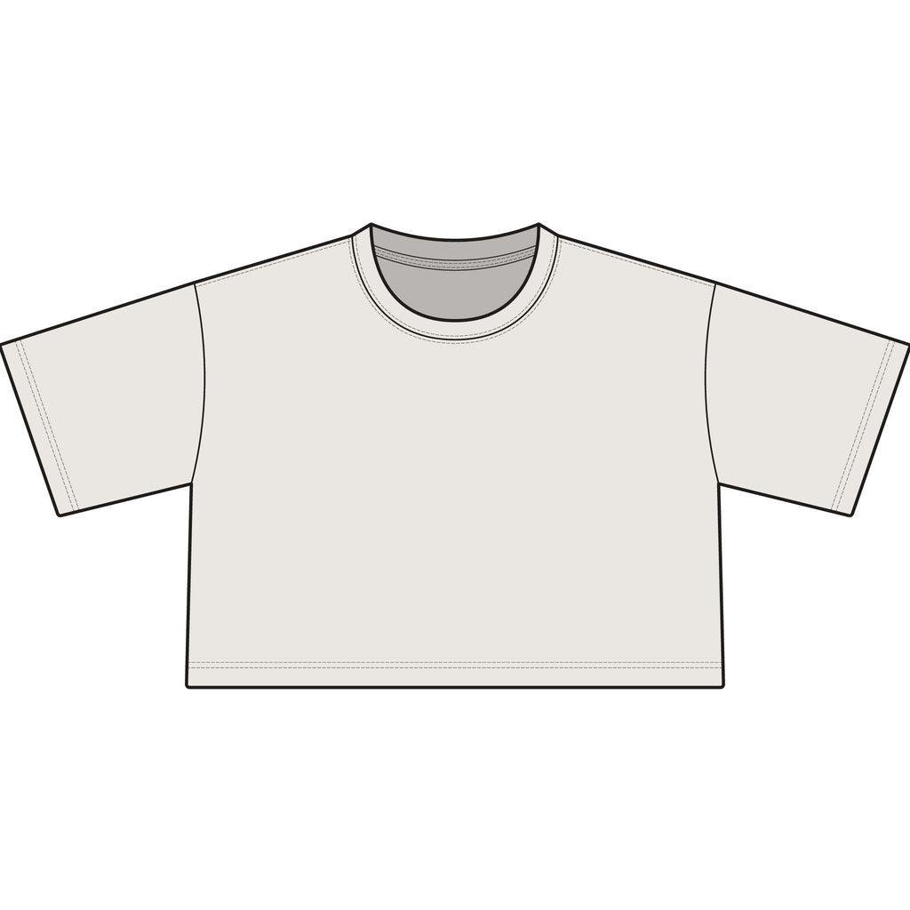 TIGERS Football Garment-Dyed Cropped Tee