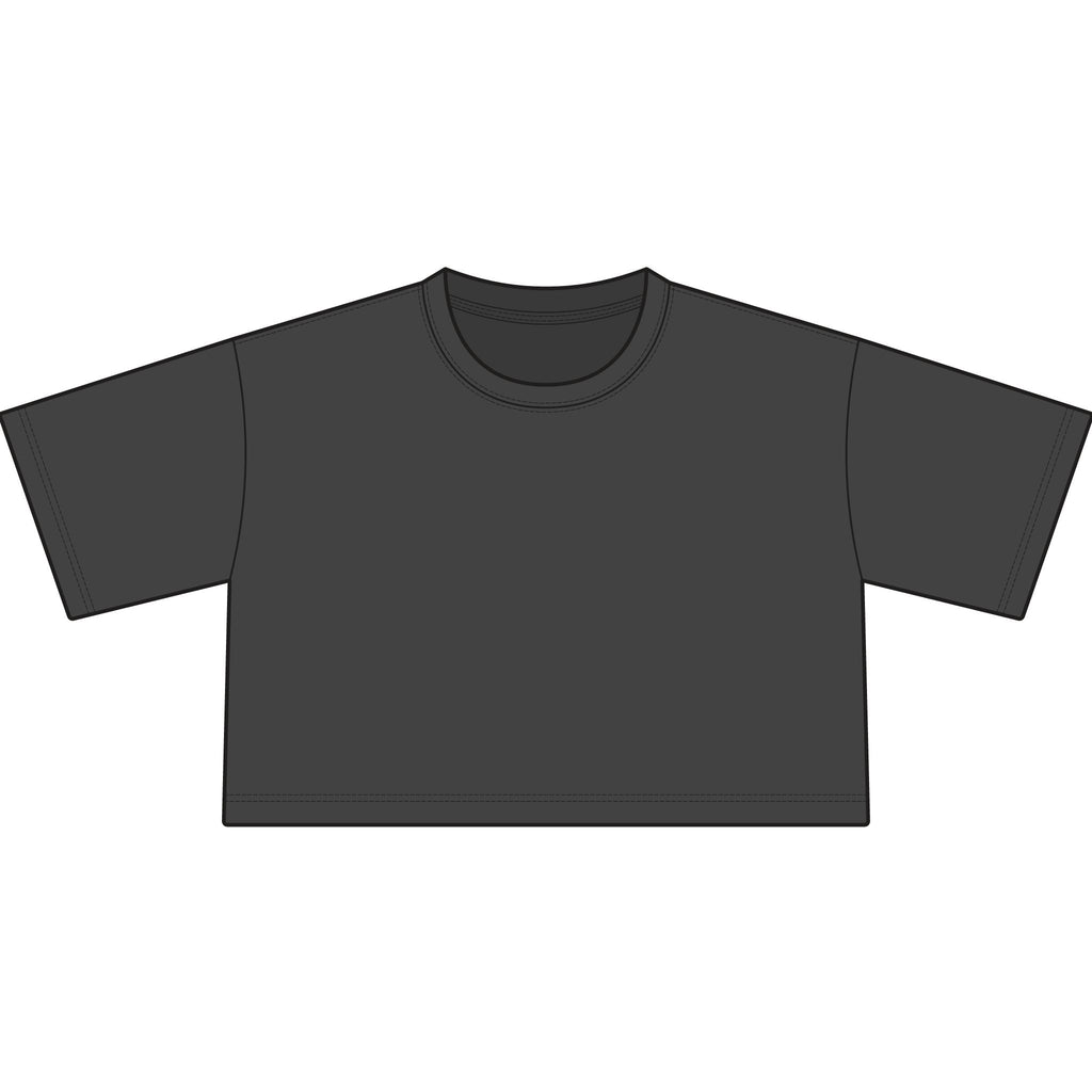 TIGERS Football Garment-Dyed Cropped Tee
