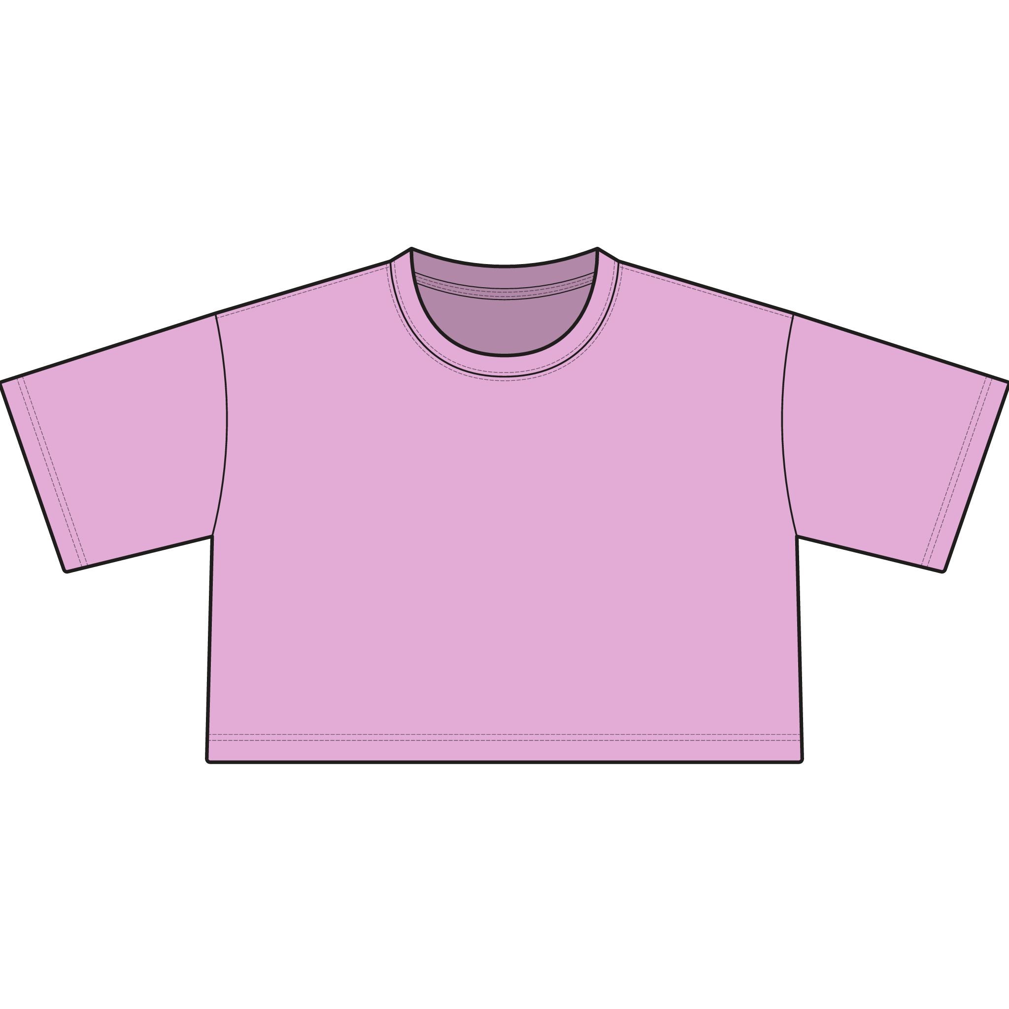 TIGERS Football Garment-Dyed Cropped Tee