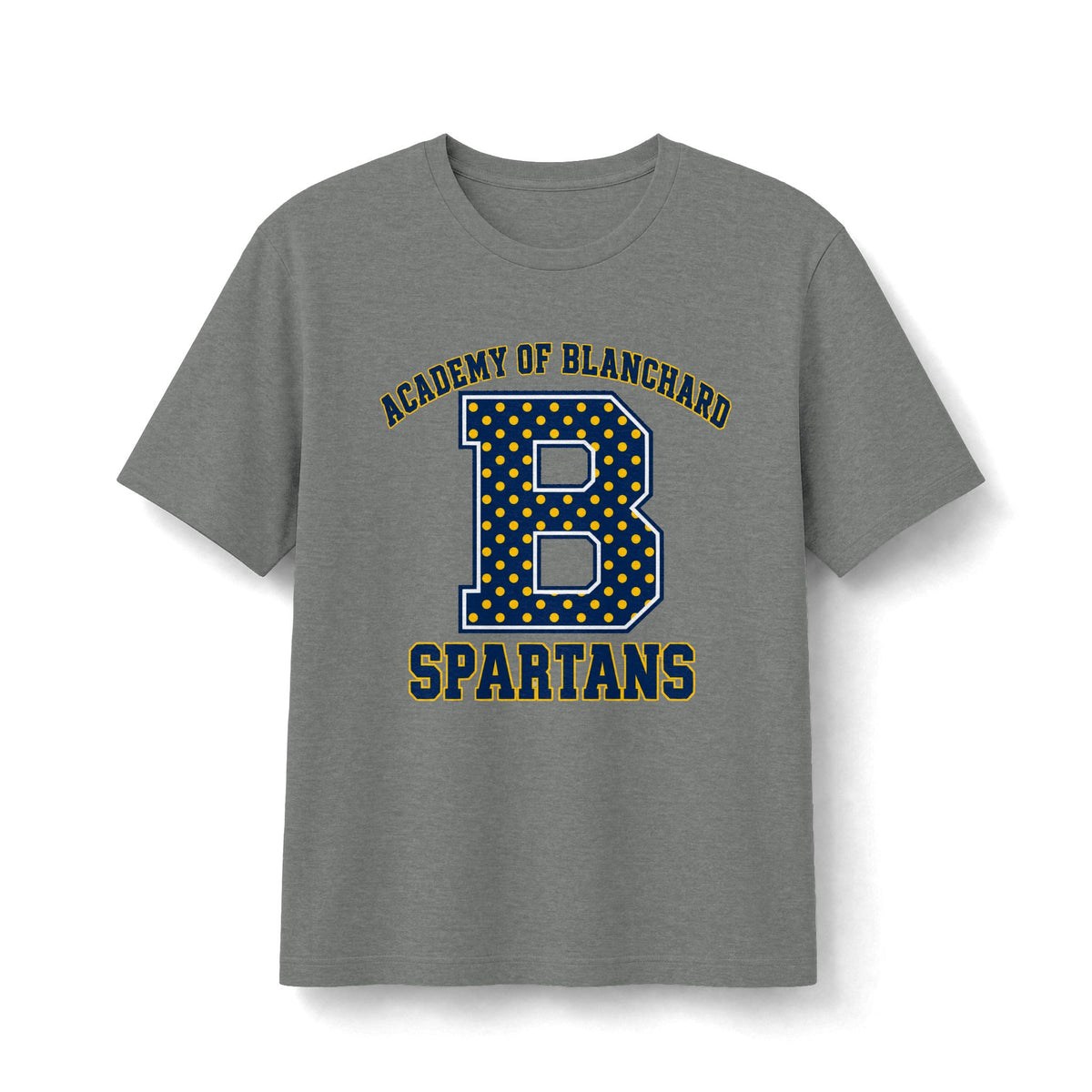 Academy of Blanchard Spartans Polka Dot "B" Tee