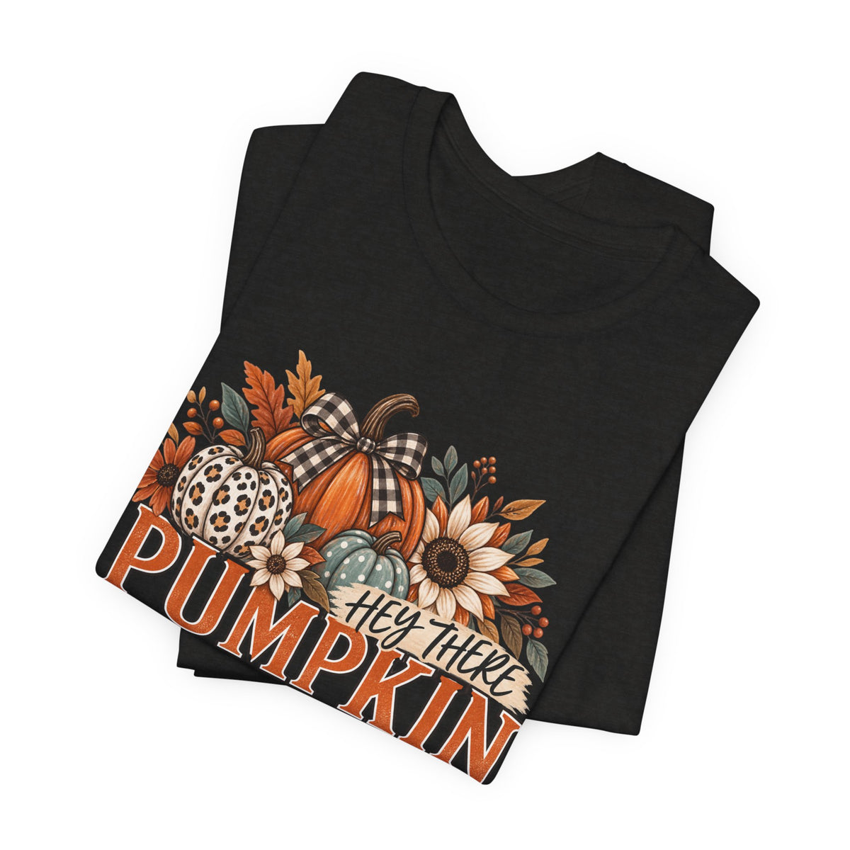 Hey There Pumpkin Leopard & Gingham Fall Tree