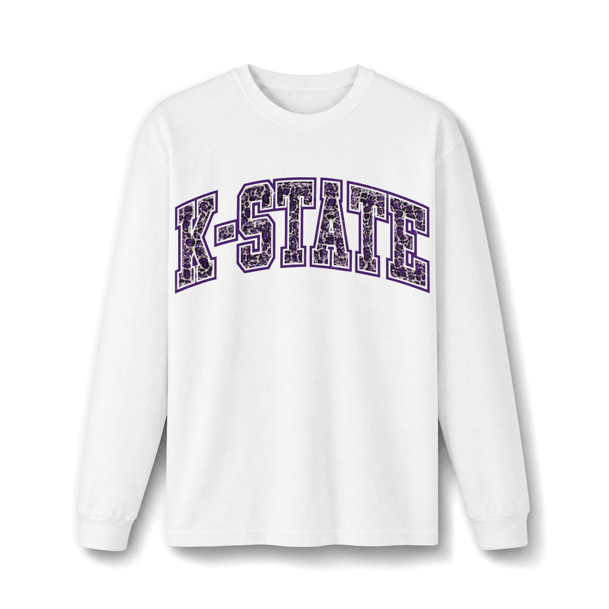K-STATE Leopard Heavyweight Long Sleeve Tee