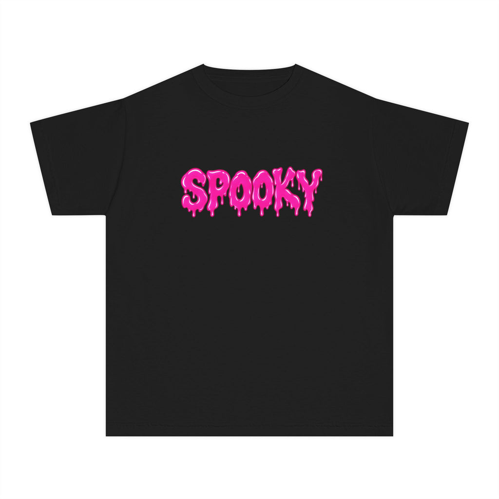 Neon Spooky Halloween T-Shirt - Pink Drip Youth