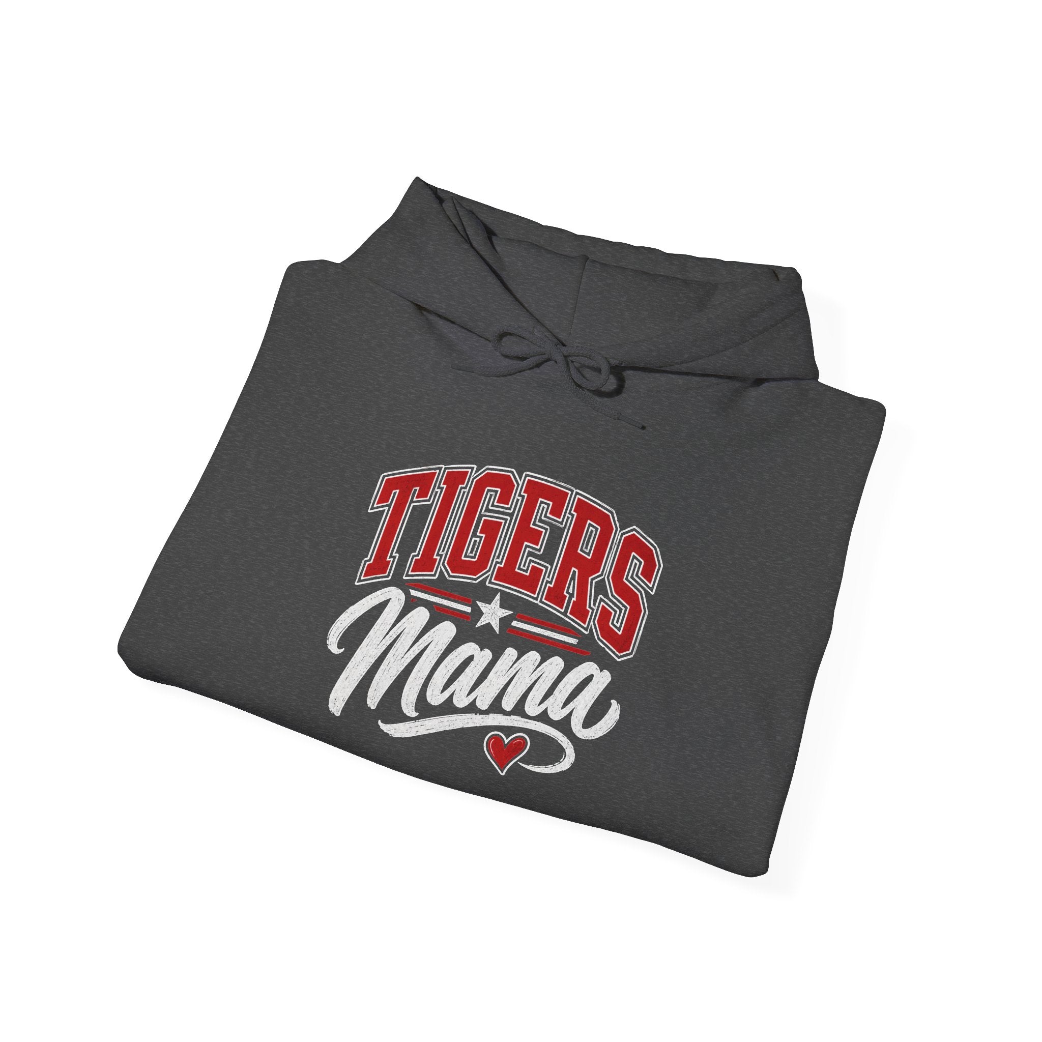 Tigers Mama Hoodie/ Vintage Script Game Day Sweatshirt