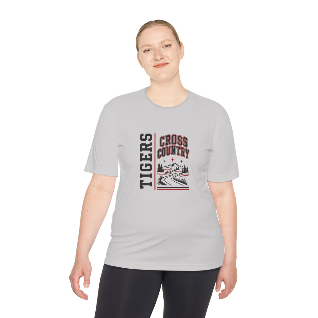 Tigers Cross Country Moisture-Wicking Tee — Running Team Shirt