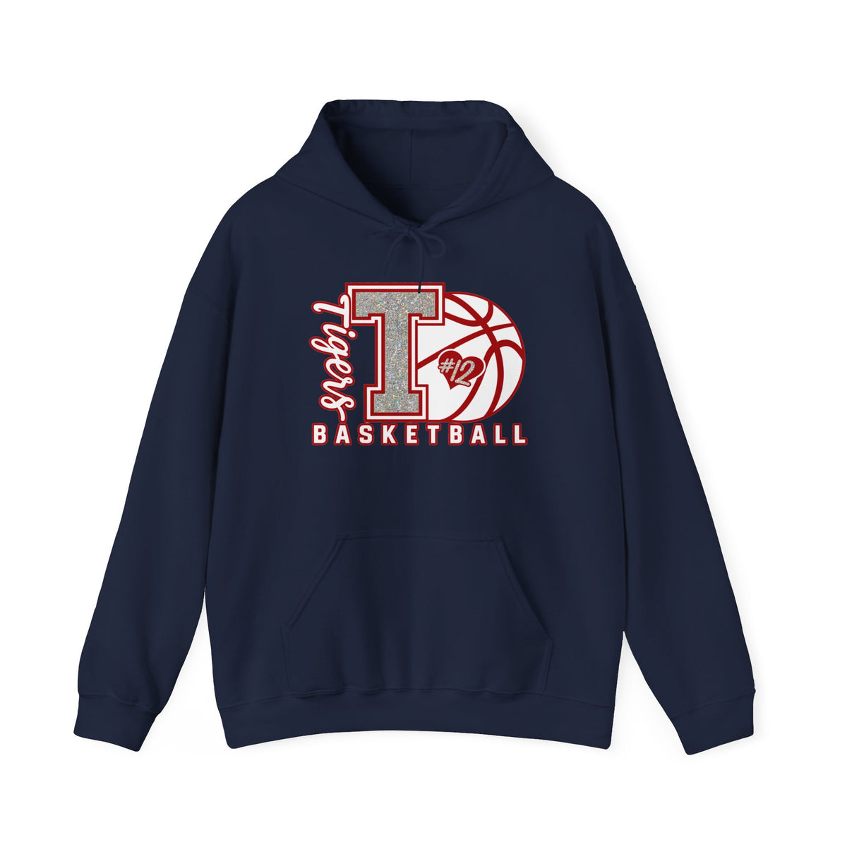 Tigers Basketball Glitter-Effect - Custom Player Number