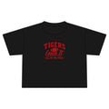 Tigers Leave It All On The Field Women's Crop Tee - Football Shirt