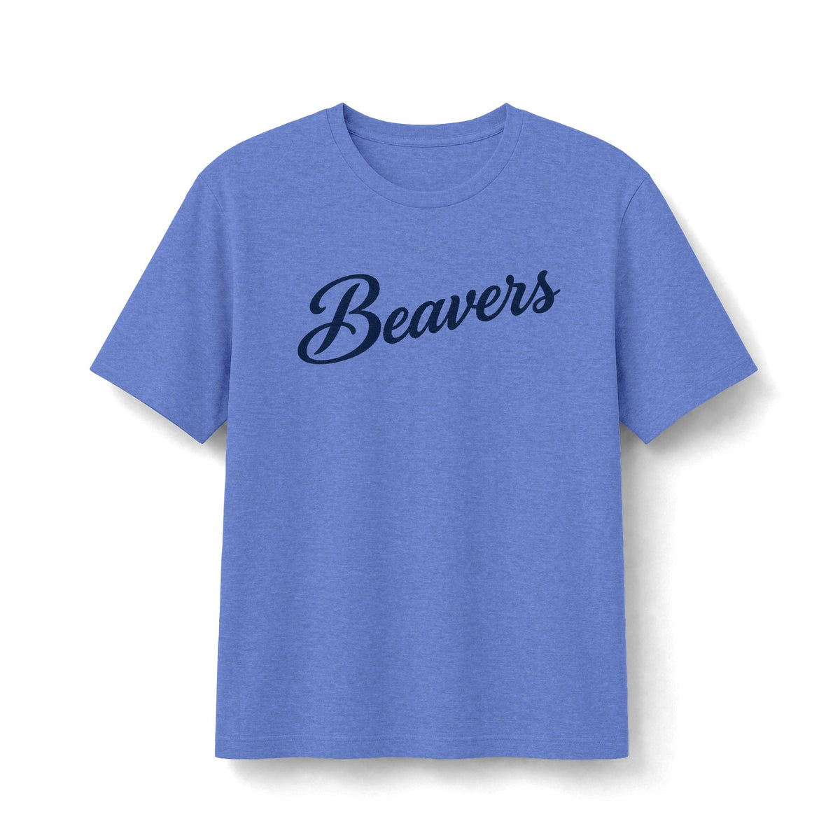 Beavers Script Tee - Vintage Script Collegiate Bella+Canvas CVC