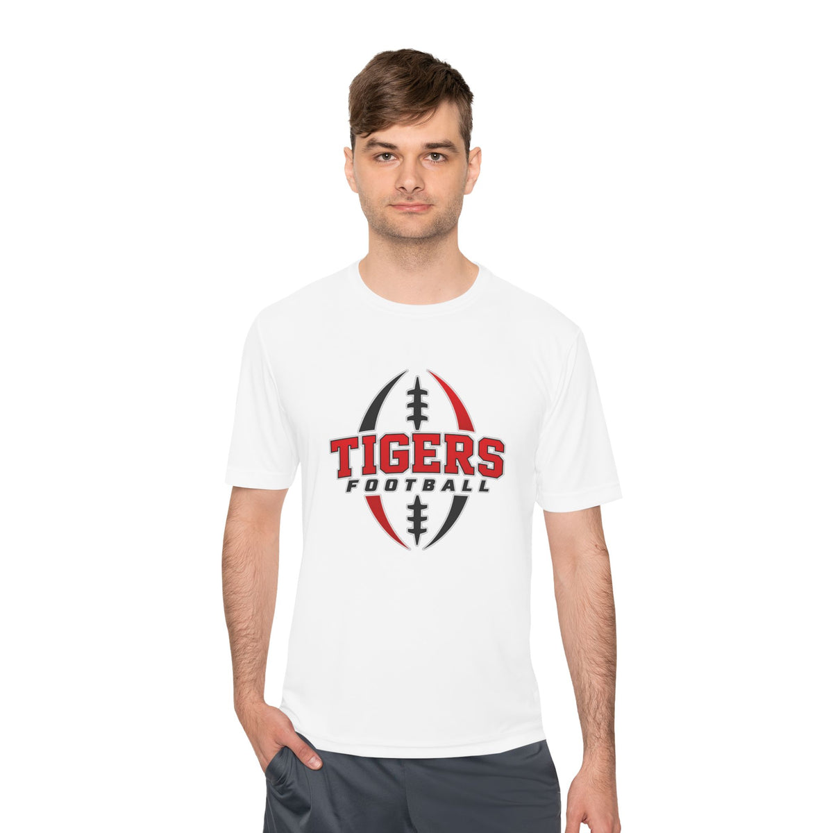 Tigers Football Moisture-Wicking Tee