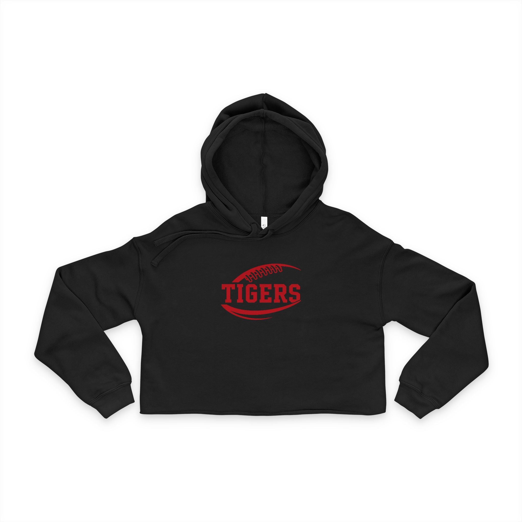 Tigers Football Women's Cropped Hoodie