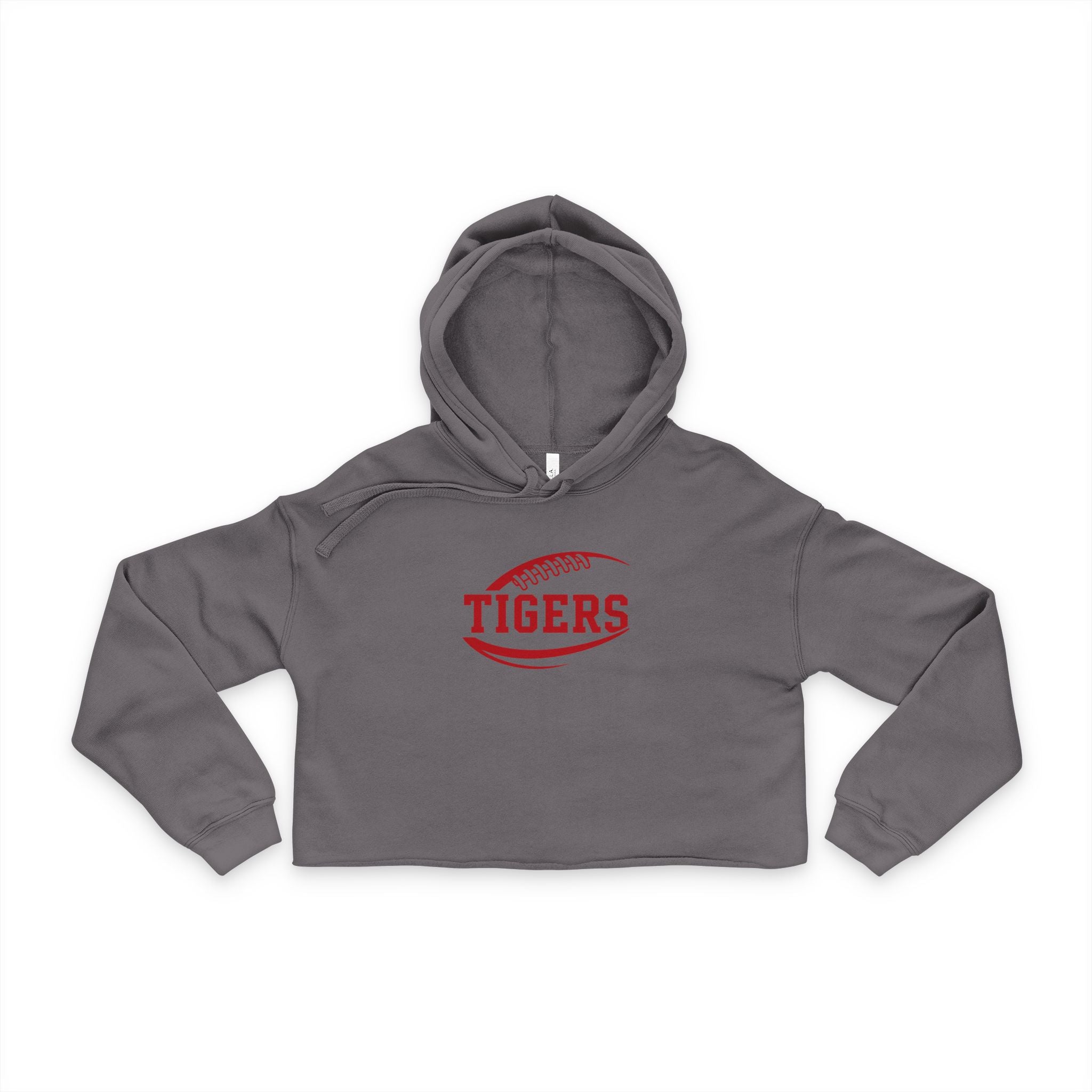 Tigers Football Women's Cropped Hoodie