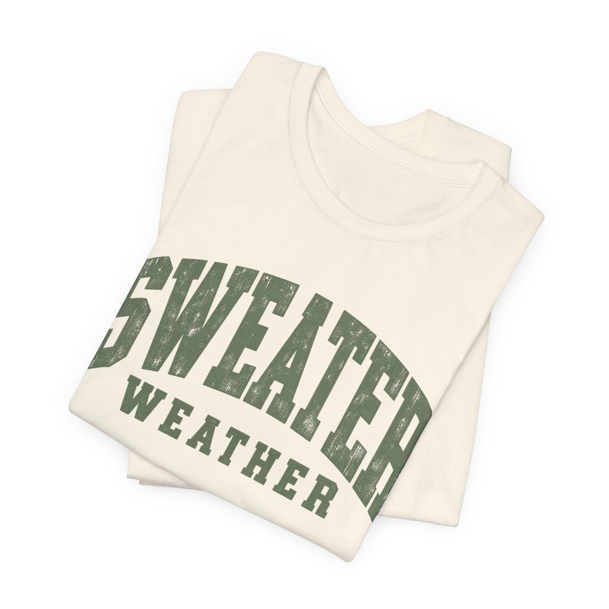 Sweater Weather T-Shirt - Vintage Collegiate Fall Tee