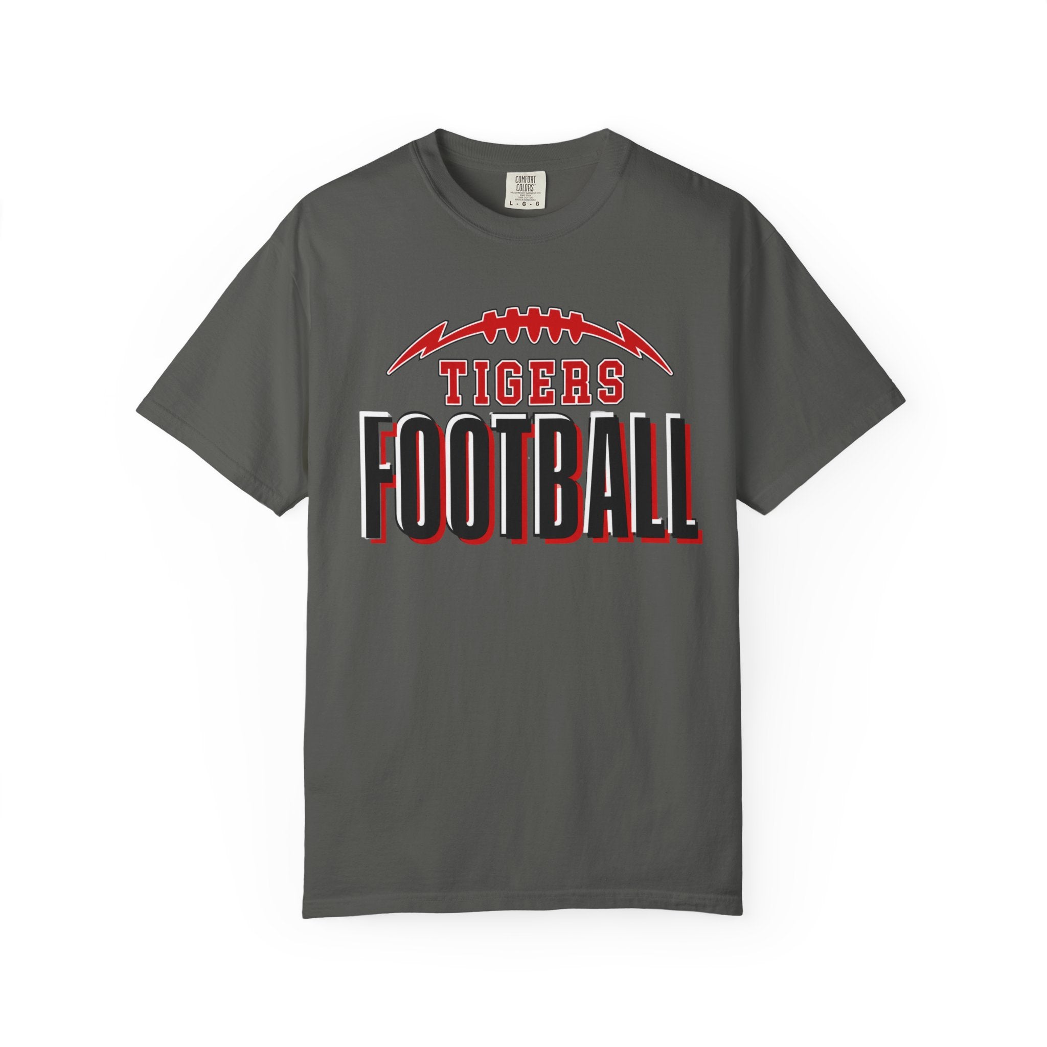 Tigers Football Comfort Colors Tee
