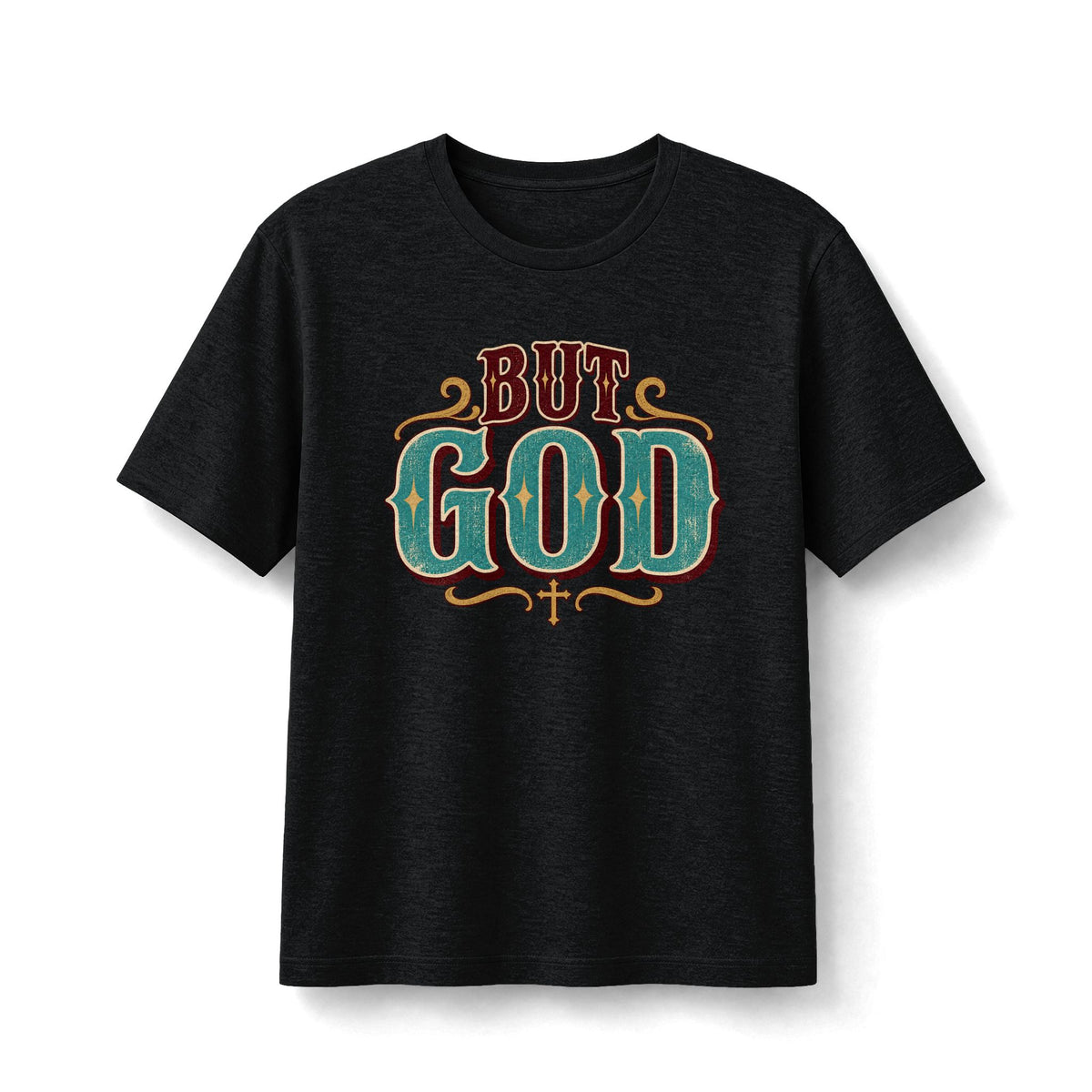 But God Vintage Western Faith Tee