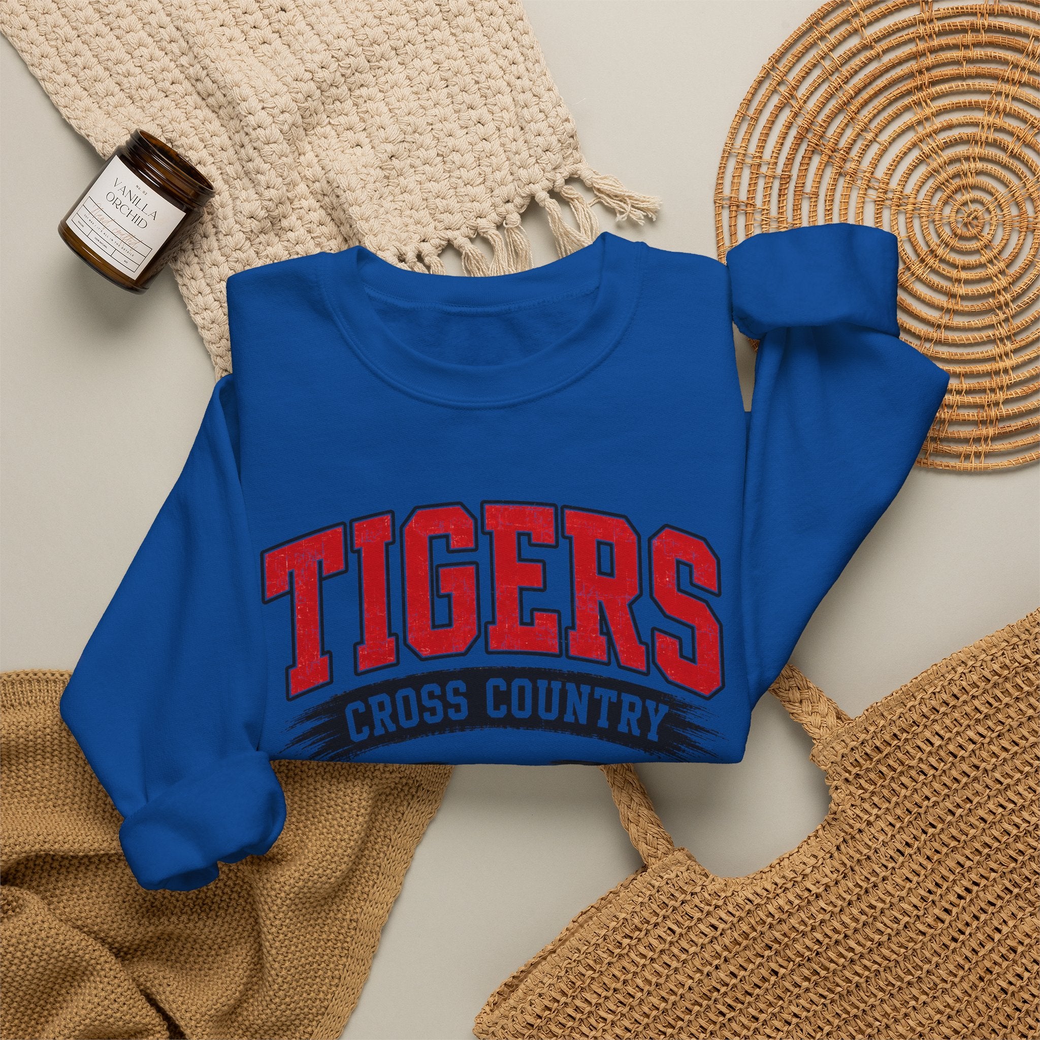 TIGERS Cross Country Crewneck Sweatshirt