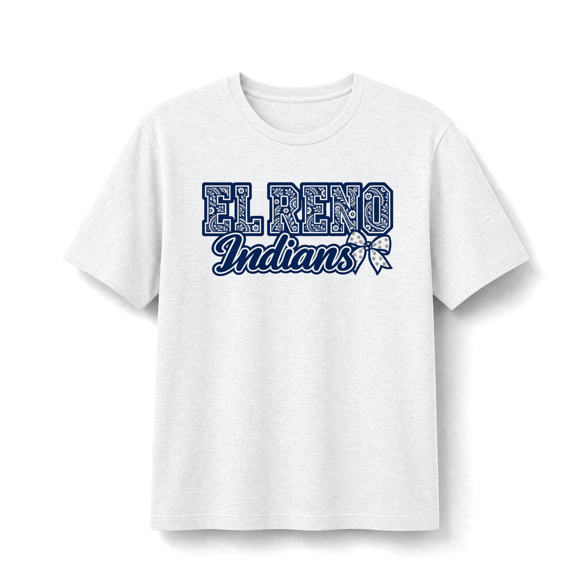 El Reno Indians Patterned Graphic Tee