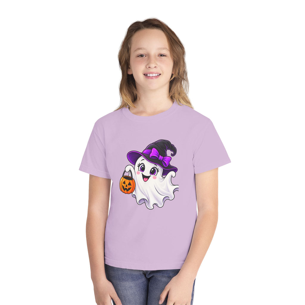 Little Boo Halloween T-Shirt - Cute Ghost Youth Shirt