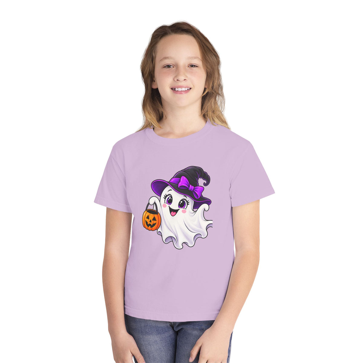 Little Boo Halloween T-Shirt - Cute Ghost Youth Shirt