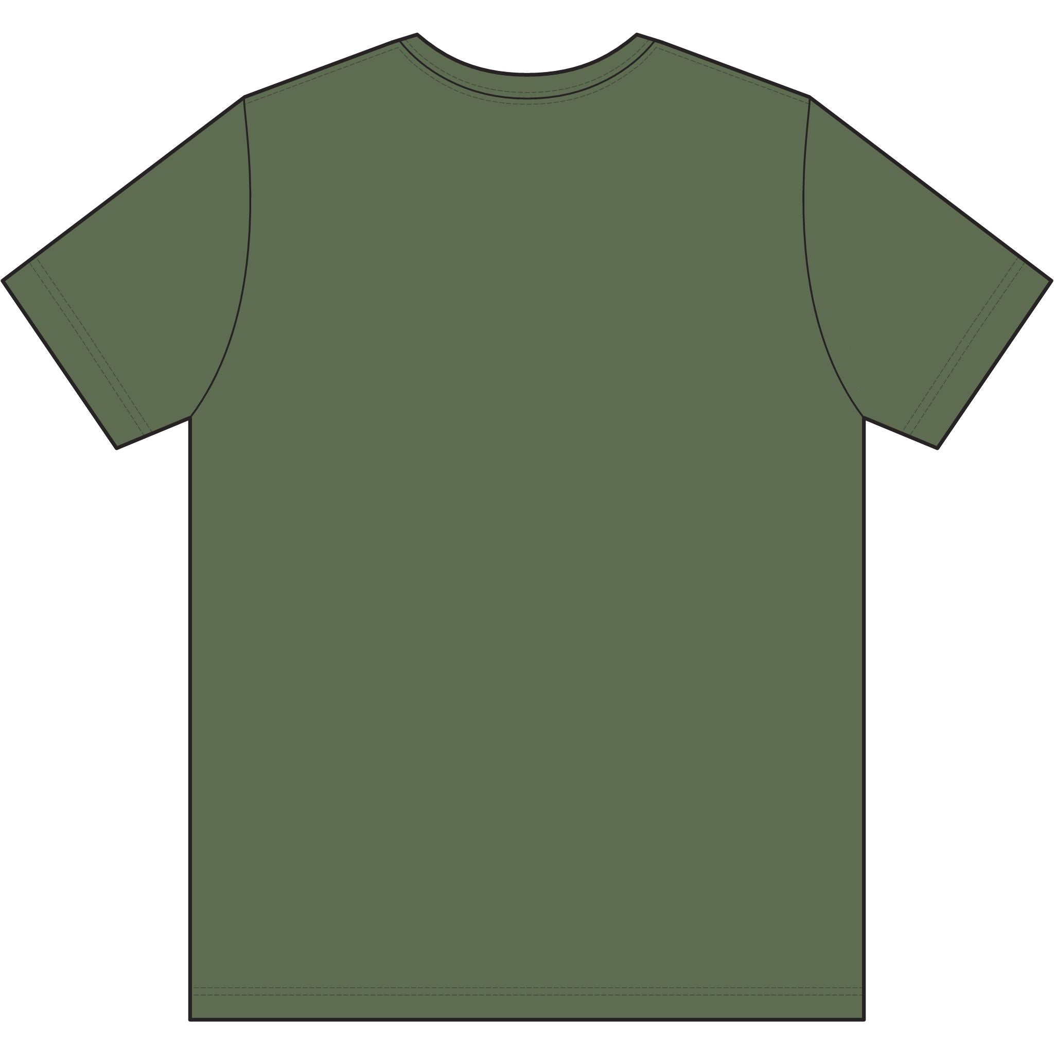 Broncos Football Tee — Red Logo Graphic T‑Shirt