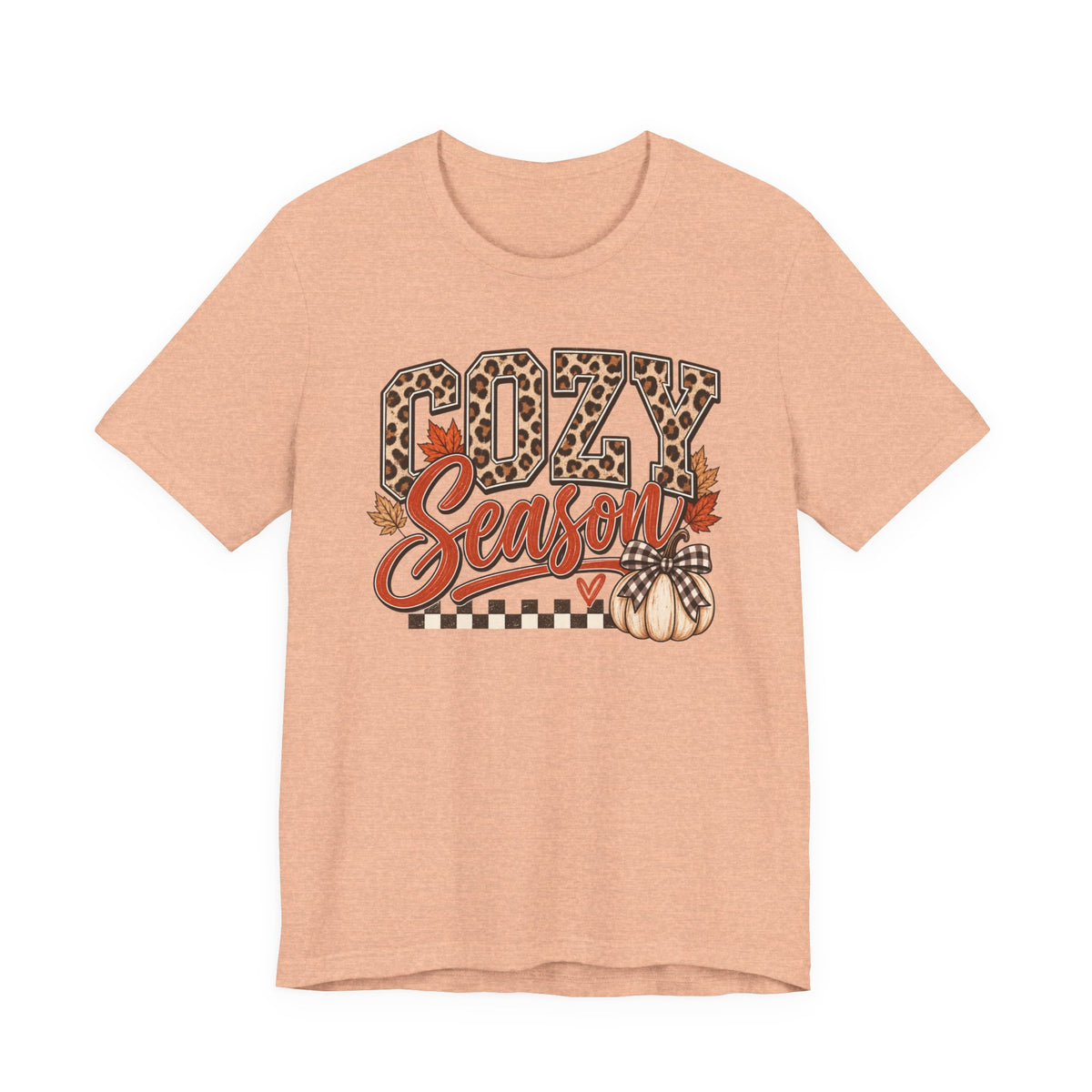 Cozy Season Leopard Fall Graphic Tee
