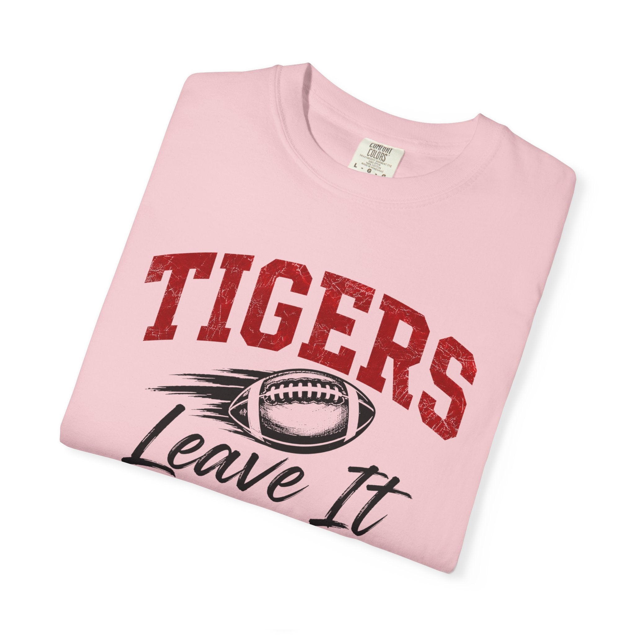 Tigers Leave It All on the Field/Comfort Colors Football Tee