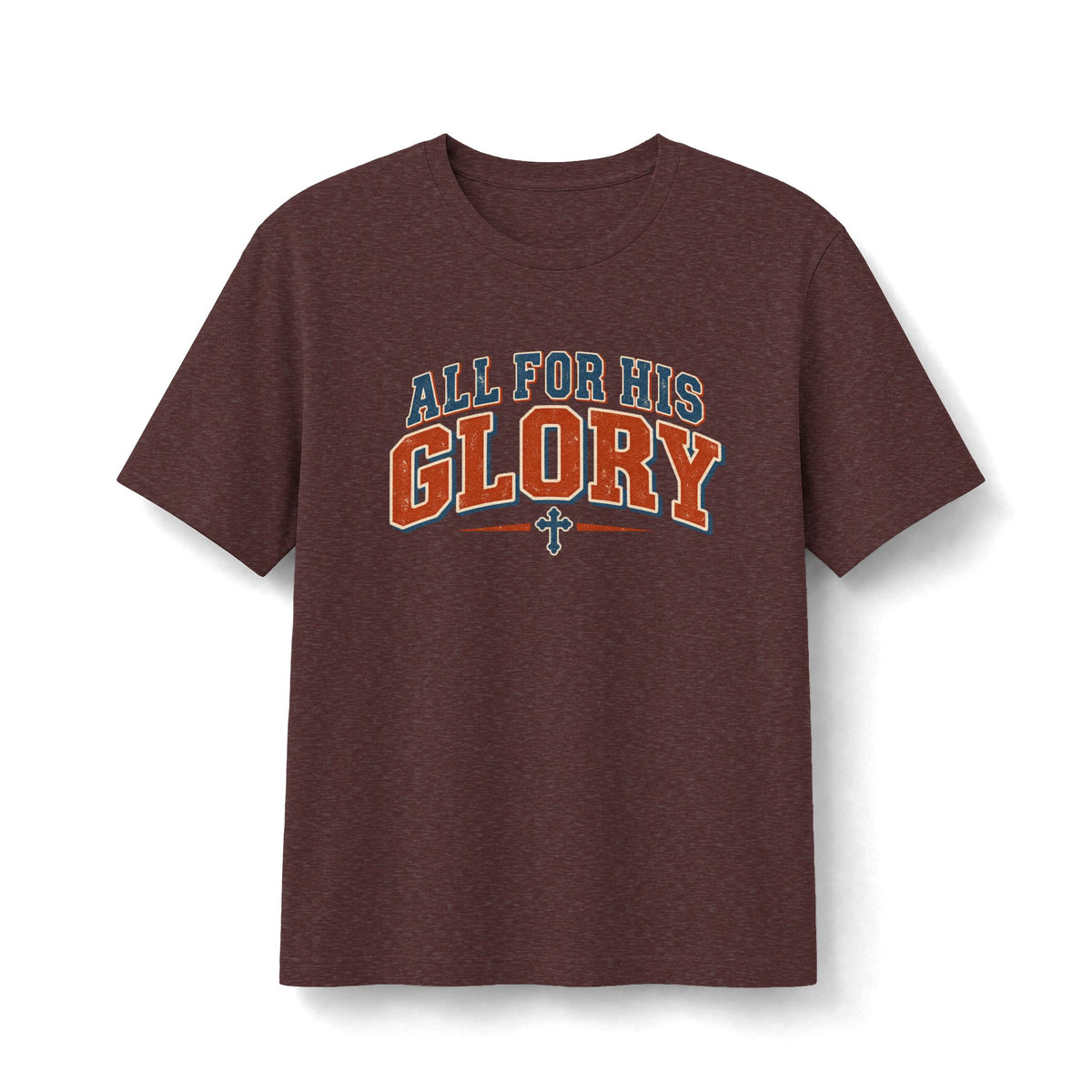 All for His Glory Retro Christian T-Shirt