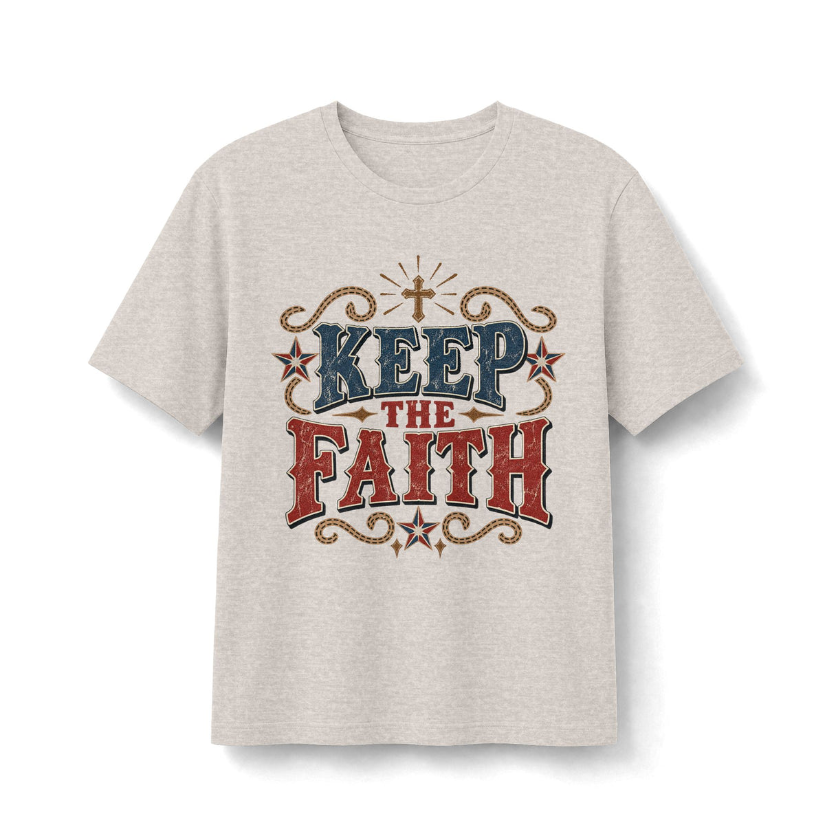 Keep The Faith Retro Christian T-Shirt