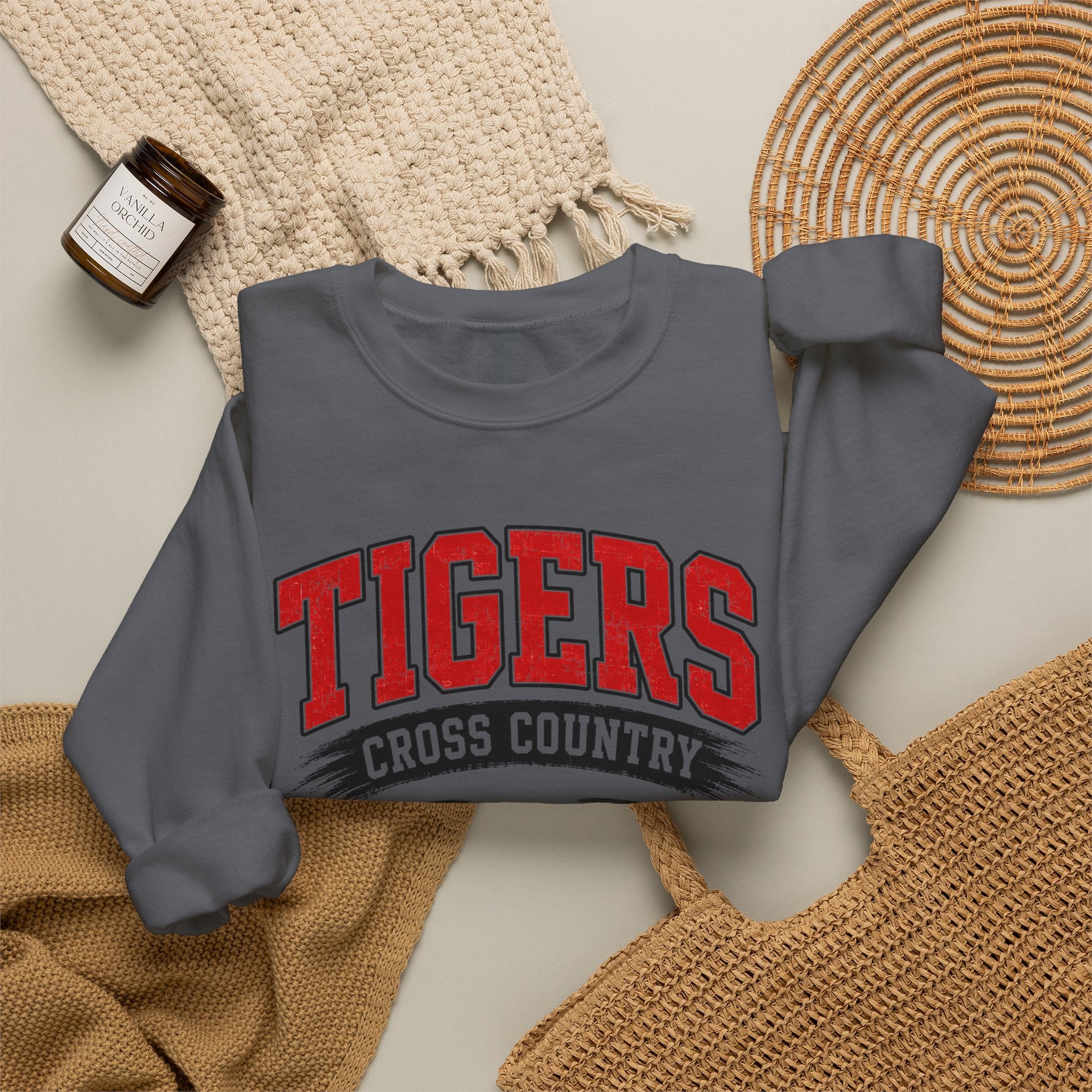 TIGERS Cross Country Crewneck Sweatshirt