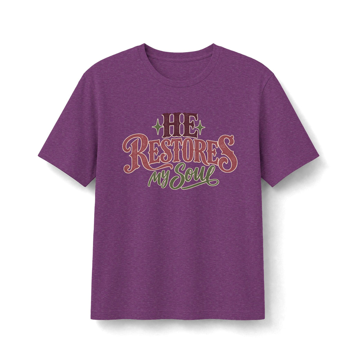 He Restores My Soul Christian Faith T-Shirt