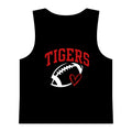 TIGERS Football Women's Active Crop Tank