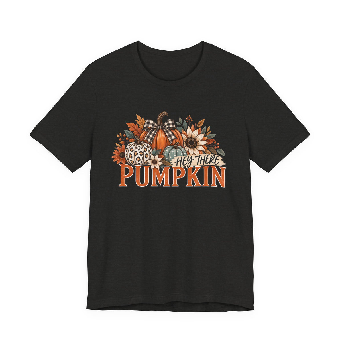 Hey There Pumpkin Leopard & Gingham Fall Tree