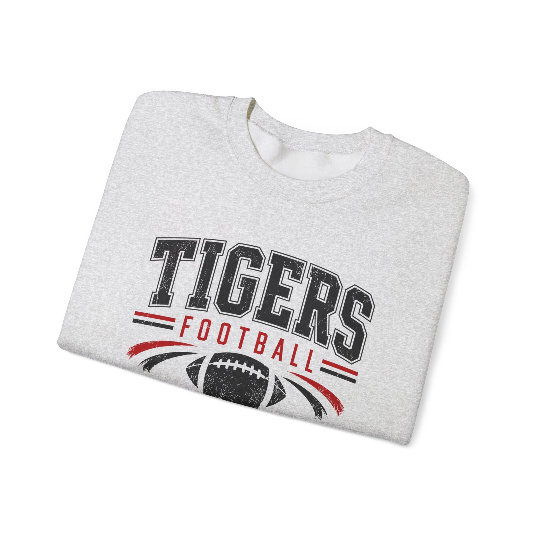 Tigers Football Vintage Logo Sweatshirt | Team Spirit Pullover