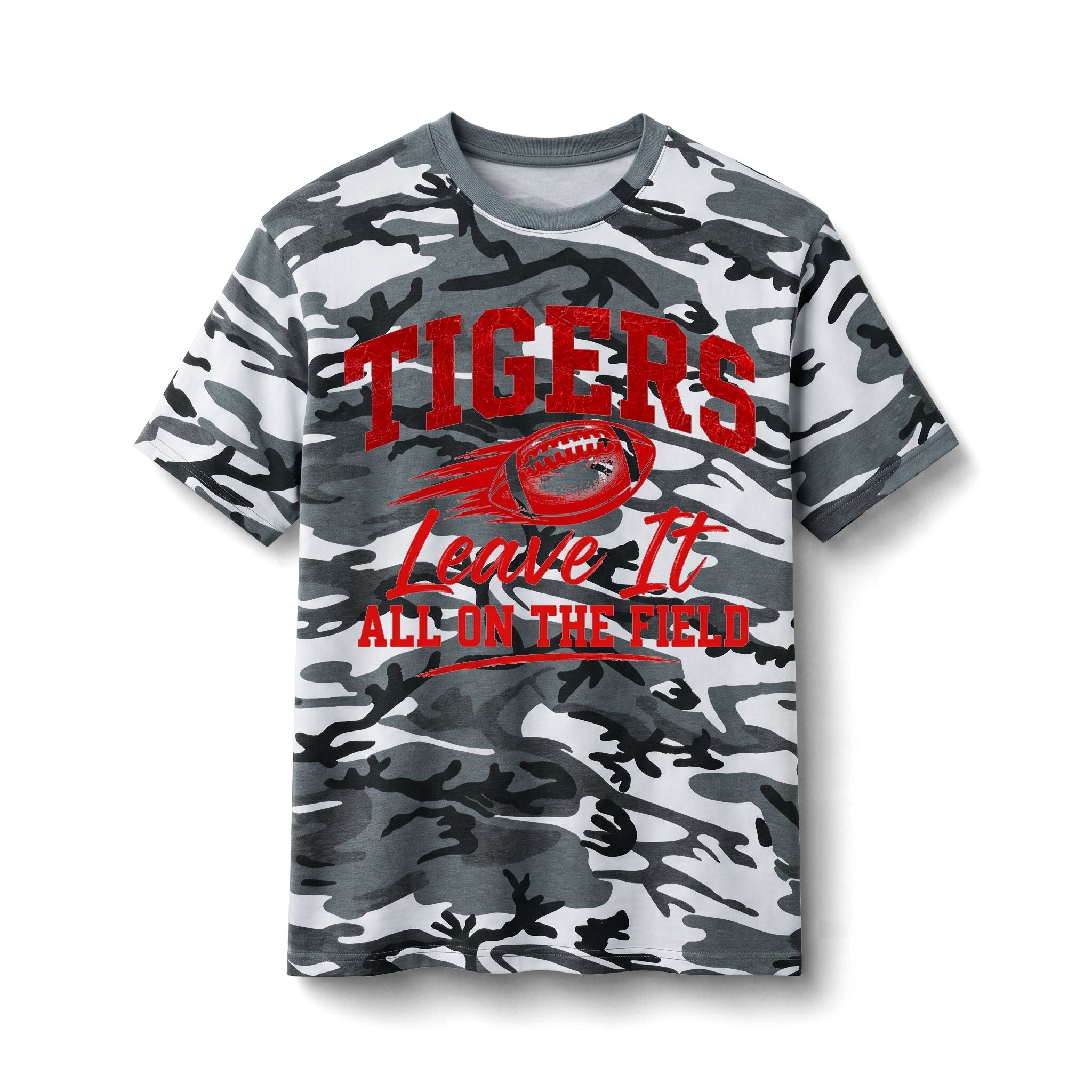 Tigers Leave It All on the Field Camo Tee