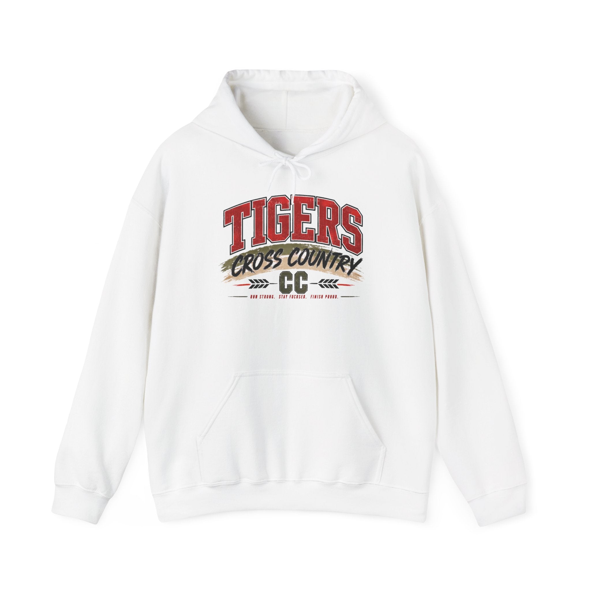 Tigers Cross Country Hoodie-Athletic Spirit Pullover