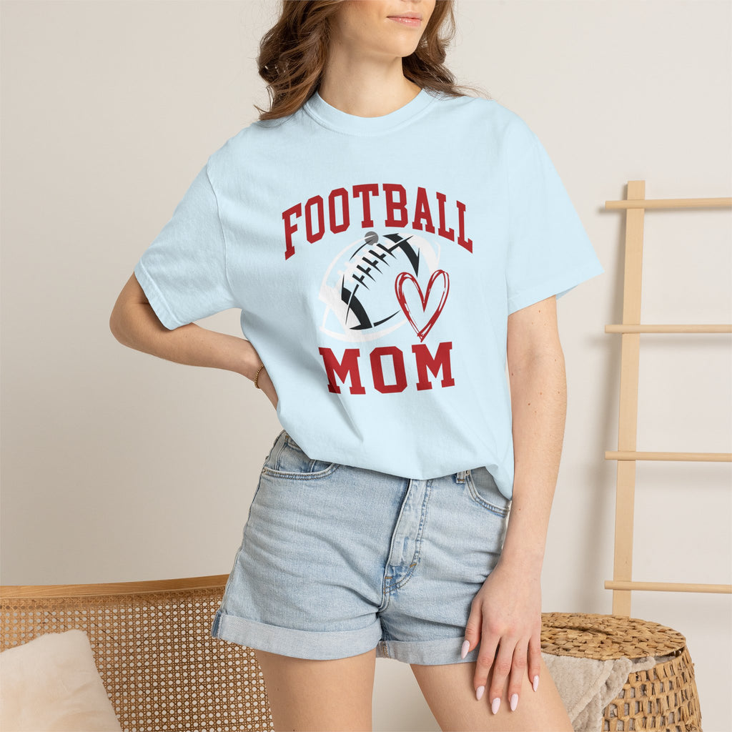 Football Mom Garment-Dyed T-Shirt