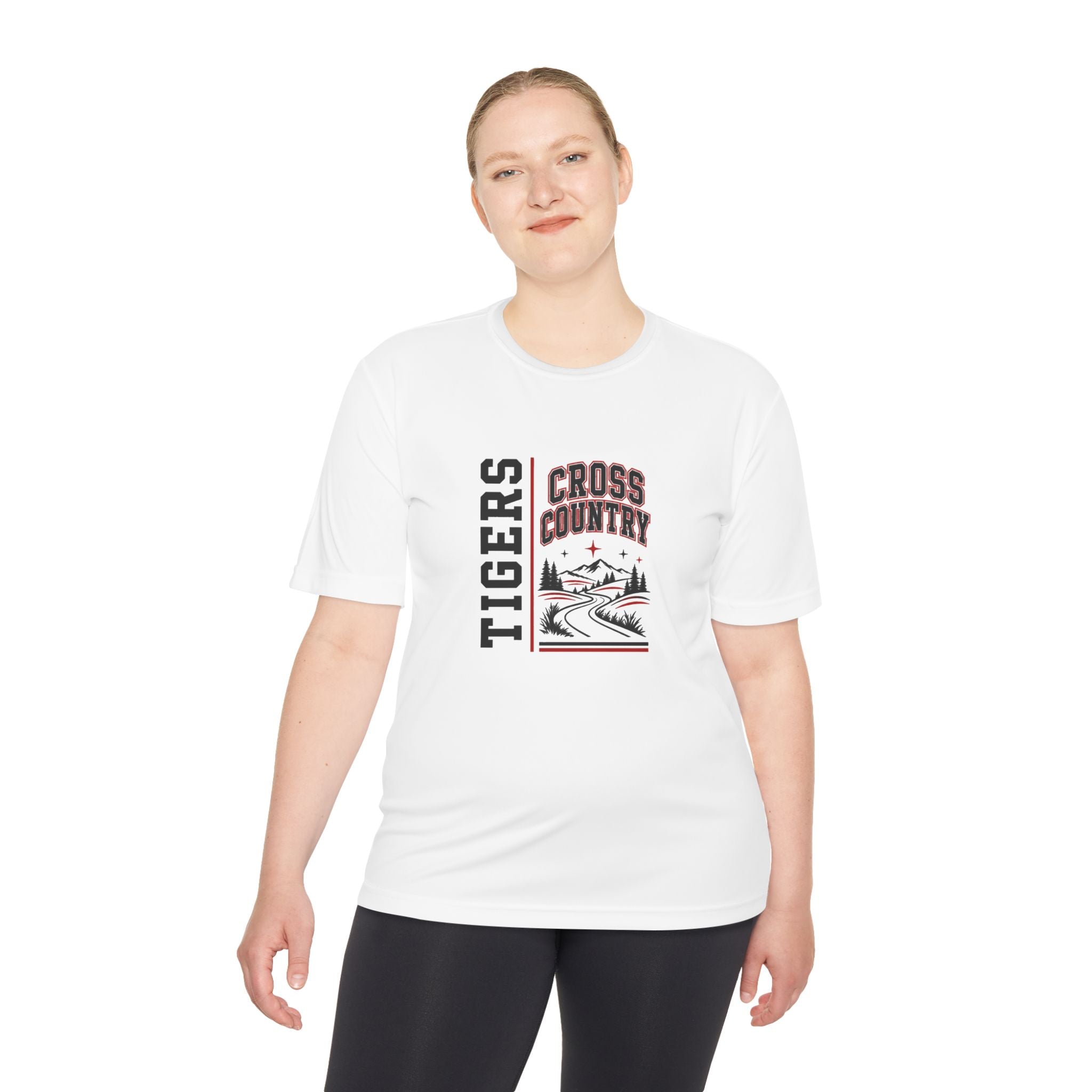 Tigers Cross Country Moisture-Wicking Tee — Running Team Shirt