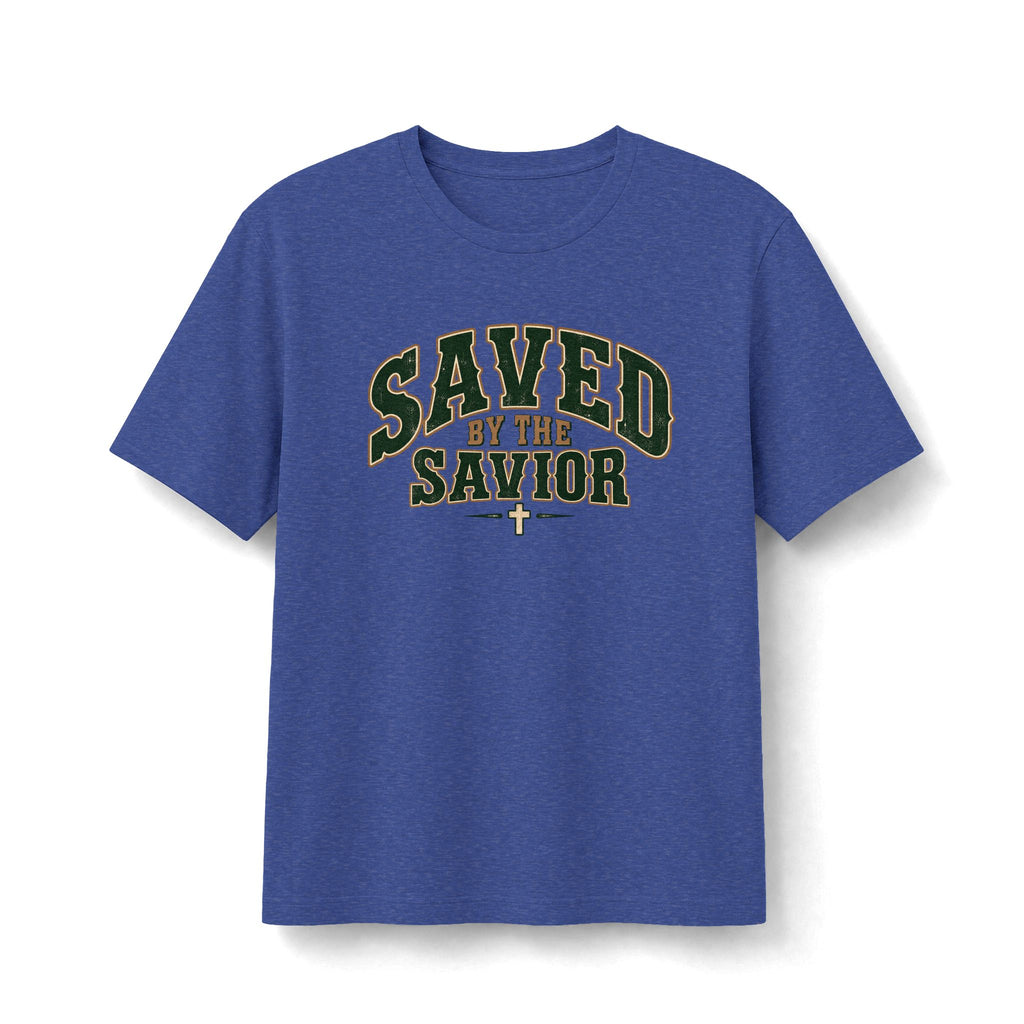 Saved by the Savior Vintage Christian T-Shirt