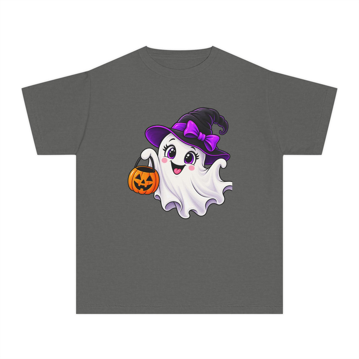 Little Boo Halloween T-Shirt - Cute Ghost Youth Shirt